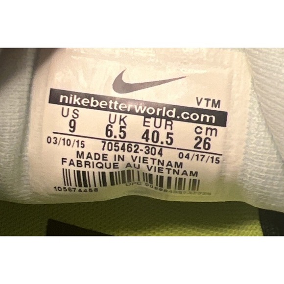 Nike Gray/Blue Athletic Sneakers | Versatile for All Seasons Women's 9 - Picture 8 of 8